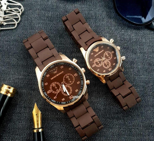 2 Pcs Timeless Duo: His and Hers Emporio Armani