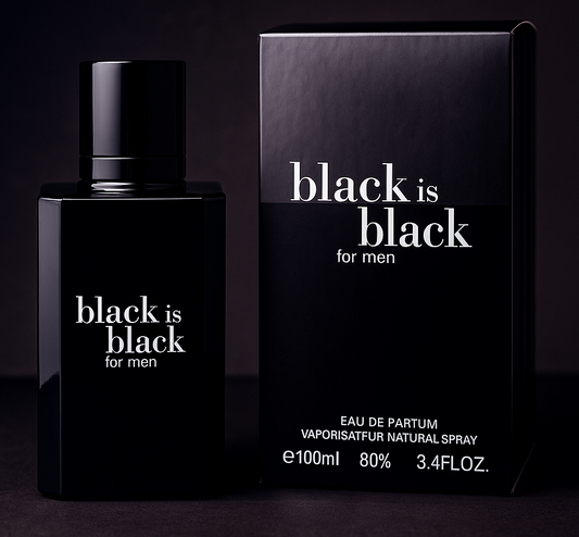 Black is Black Perfume for Men 100ml – Luxury Long Lasting Fragrance