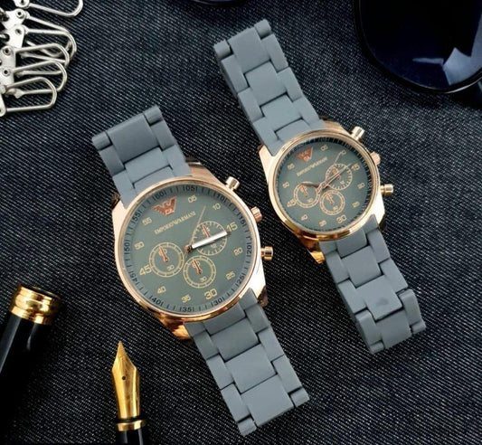 2 Pcs Timeless Duo: His and Hers Emporio Armani